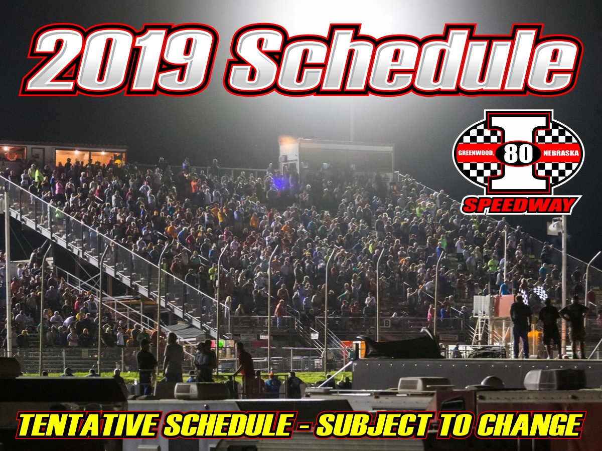 Tentative 2019 I-80 Speedway Schedule Released – I-80 Speedway
